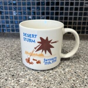 Vintage 1991 Gulf War Veteran Coffee Tea Mug